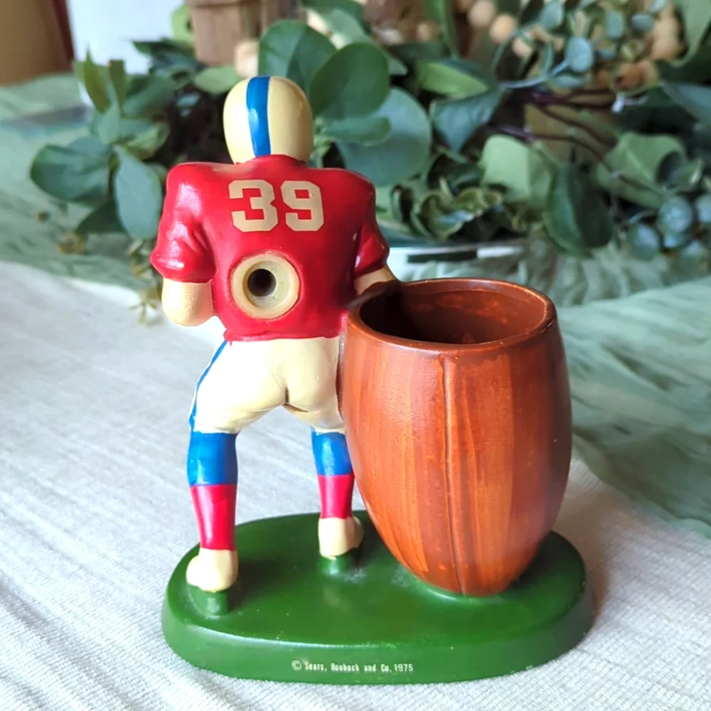 Desk Decor Pen Holder Sears Roebuck 1975 Ceramic 7